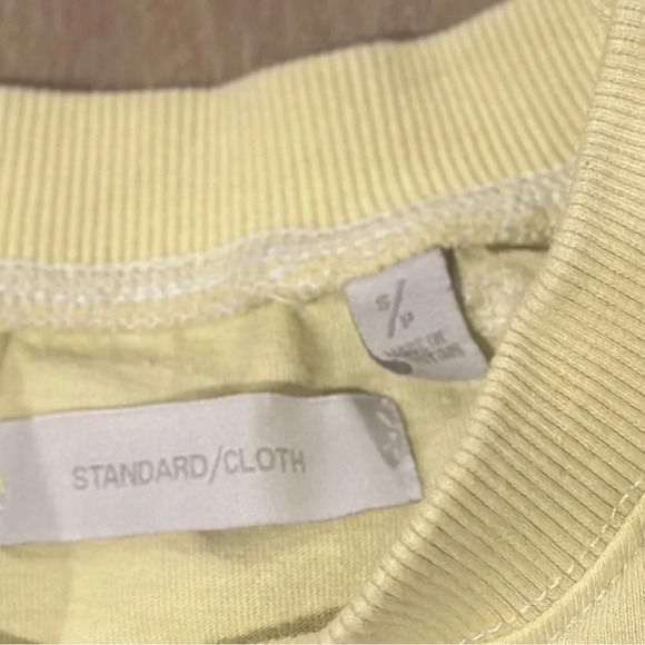 Standard Cloth Raceway Long Sleeve Logo Tee Yellow Men’s Small Urban Outfitters - Picture 4 of 5